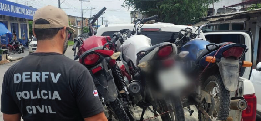 Em uma ação integrada entre a capital e o interior, a Polícia Civil do Amazonas (PC-AM) localizou 27 motocicletas adulteradas e oriundas de roubo e furto em Manicoré, no sul do estado. A operação foi realizada na terça (30/09) e quarta-feira (01/10), no âmbito da Operação Amazônia Sem Fronteira, coordenada pela Delegacia Especializada em Roubos e Furtos de Veículos (DERFV) com apoio da 72ª Delegacia Interativa de Polícia (DIP) local.